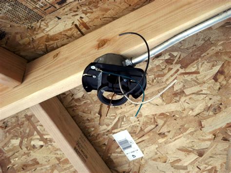 attach ceiling electrical box to rafter|how to install ceiling boxes.